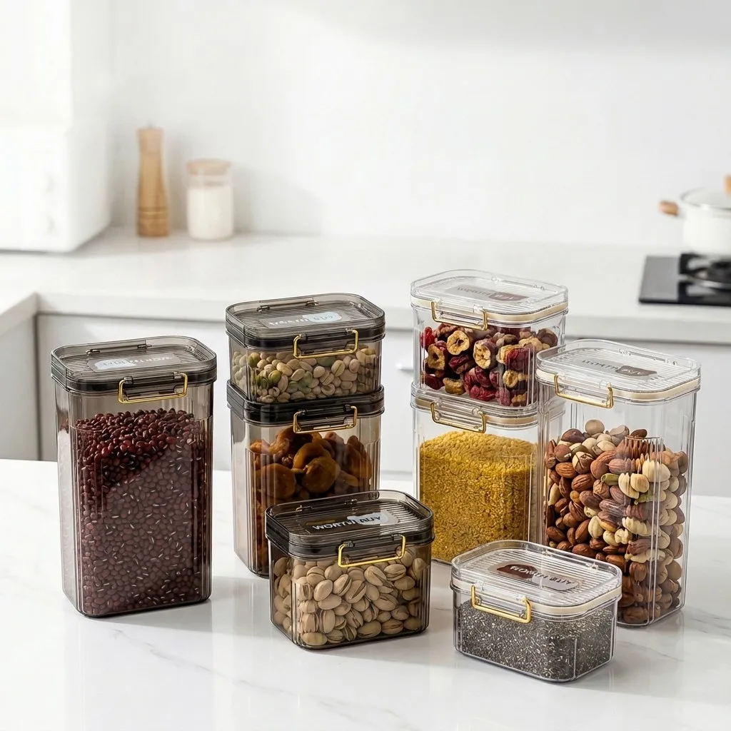 Airtight Food Storage Containe - Food Storage With Dividers ulasan dan harga