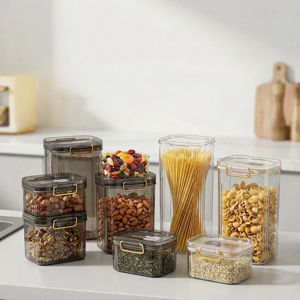 Airtight Food Storage Containe - Food Storage With Dividers ulasan dan harga