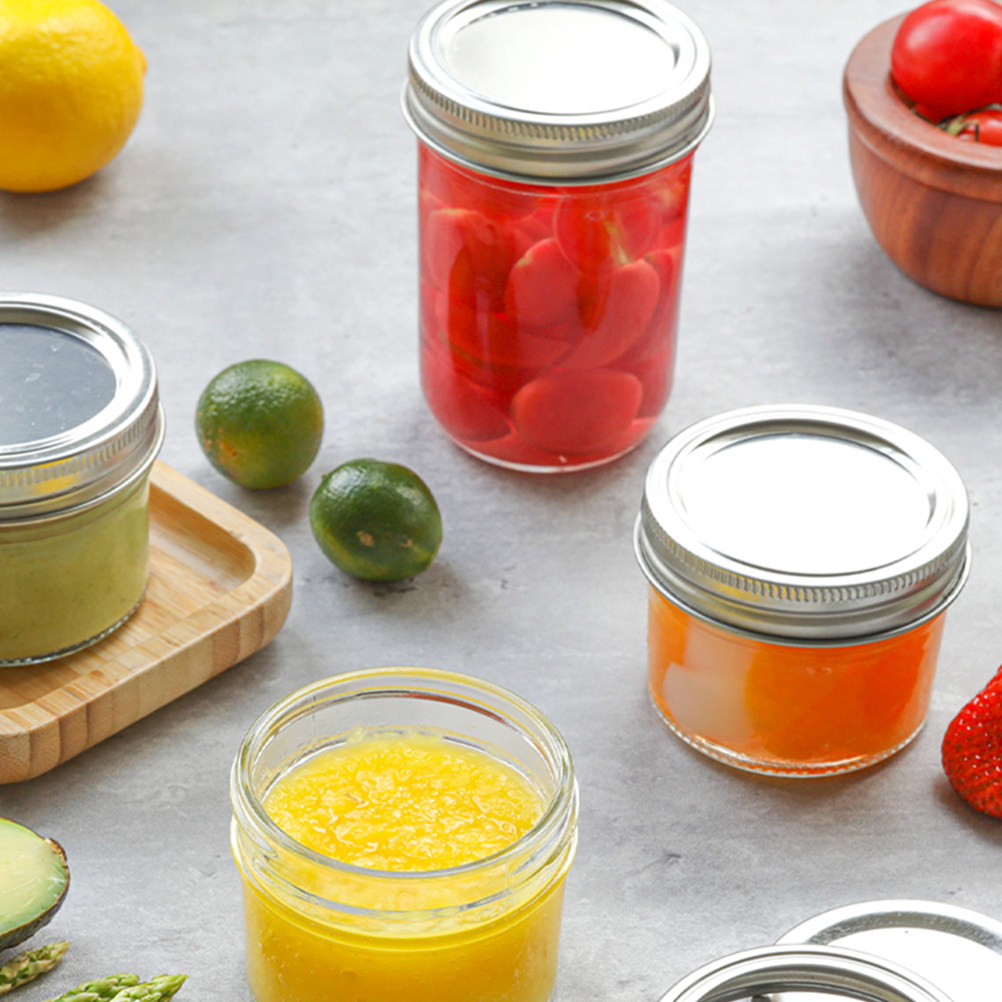3Pcs Mini Mason Jars Aluminum  - Food Storage Containers ulasan dan harga