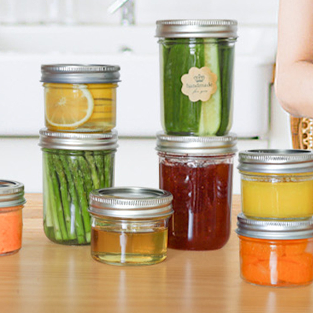 3Pcs Mini Mason Jars Aluminum  - Food Storage Containers ulasan dan harga