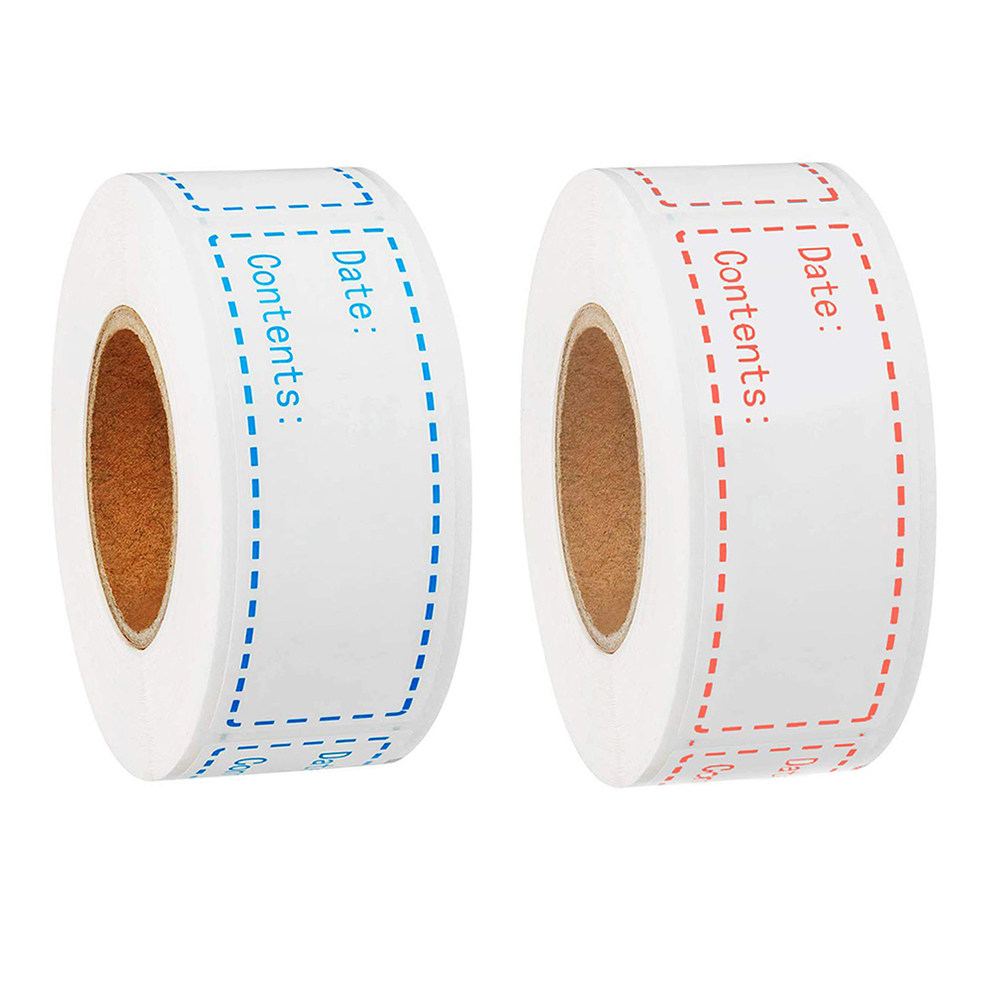 2 Rolls Rectangular Food Date  - Food Storage Labels ulasan dan harga