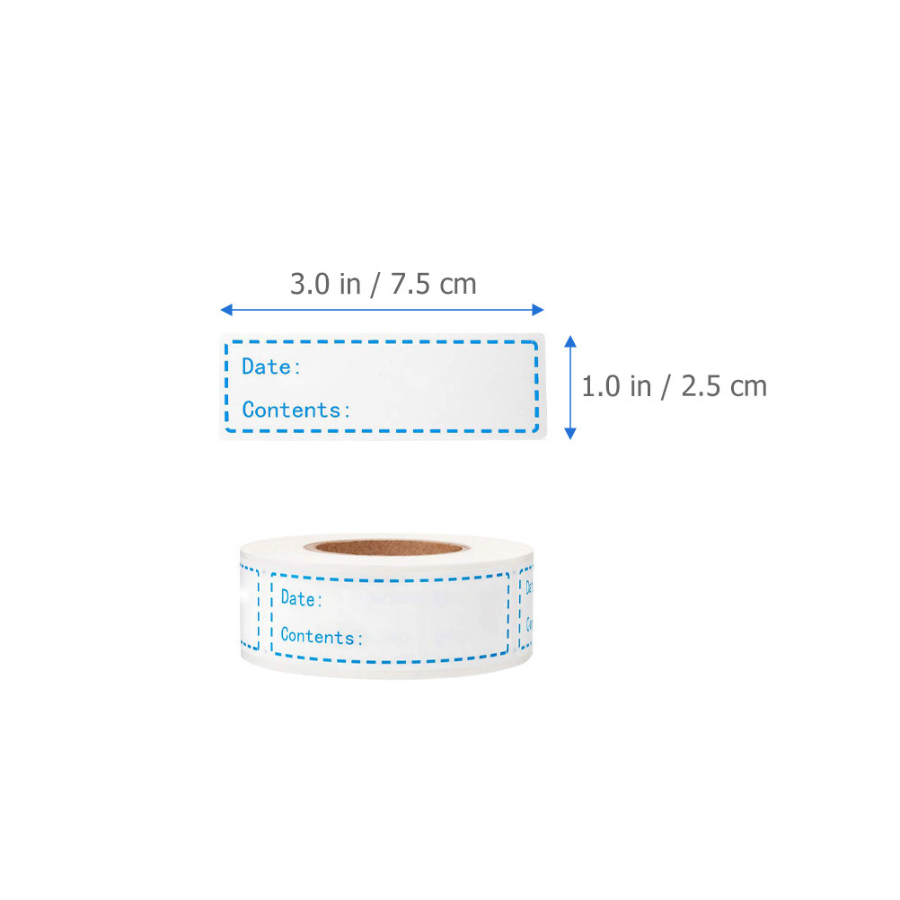 2 Rolls Peel and Stick Food La - Food Storage Labels ulasan dan harga