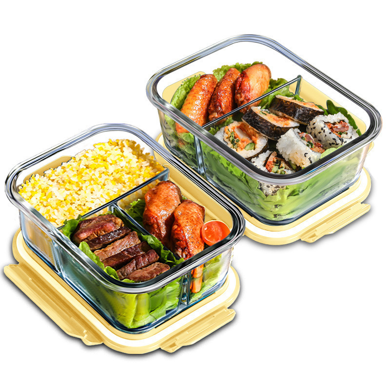 Glass Fresh-Keeping Box High B - Food Storage Oven Safe ulasan dan harga
