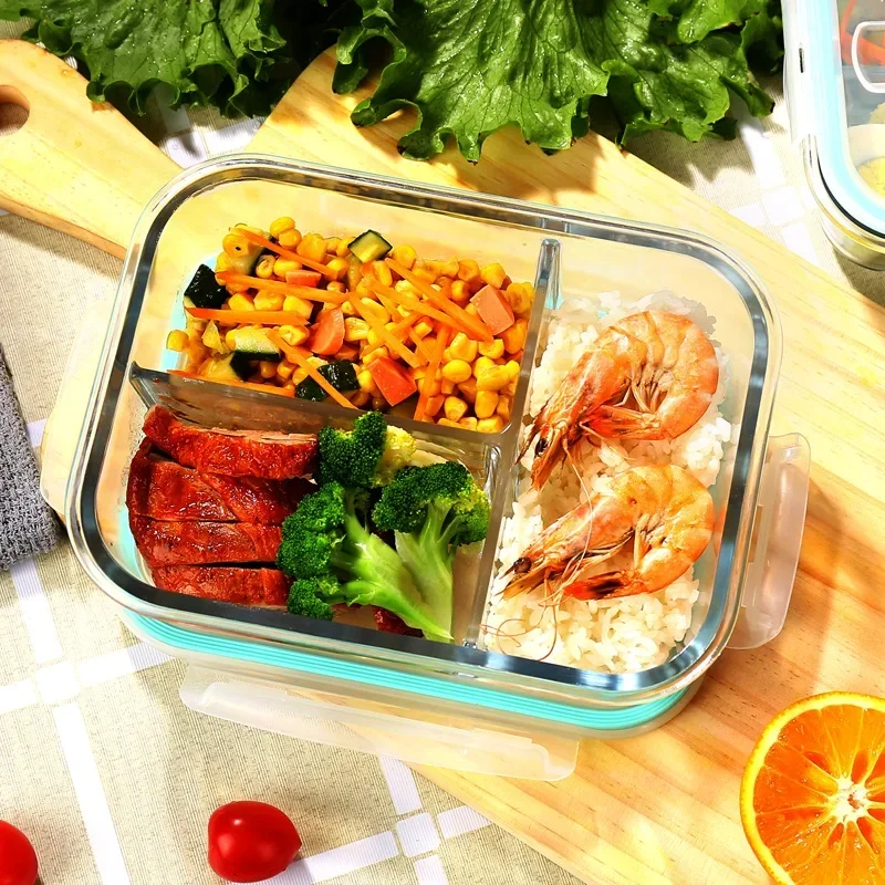 Glass Fresh-Keeping Box High B - Food Storage Oven Safe ulasan dan harga