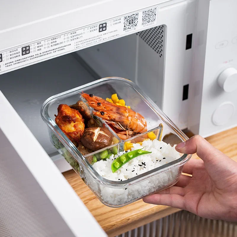 Glass Fresh-Keeping Box High B - Food Storage Oven Safe ulasan dan harga