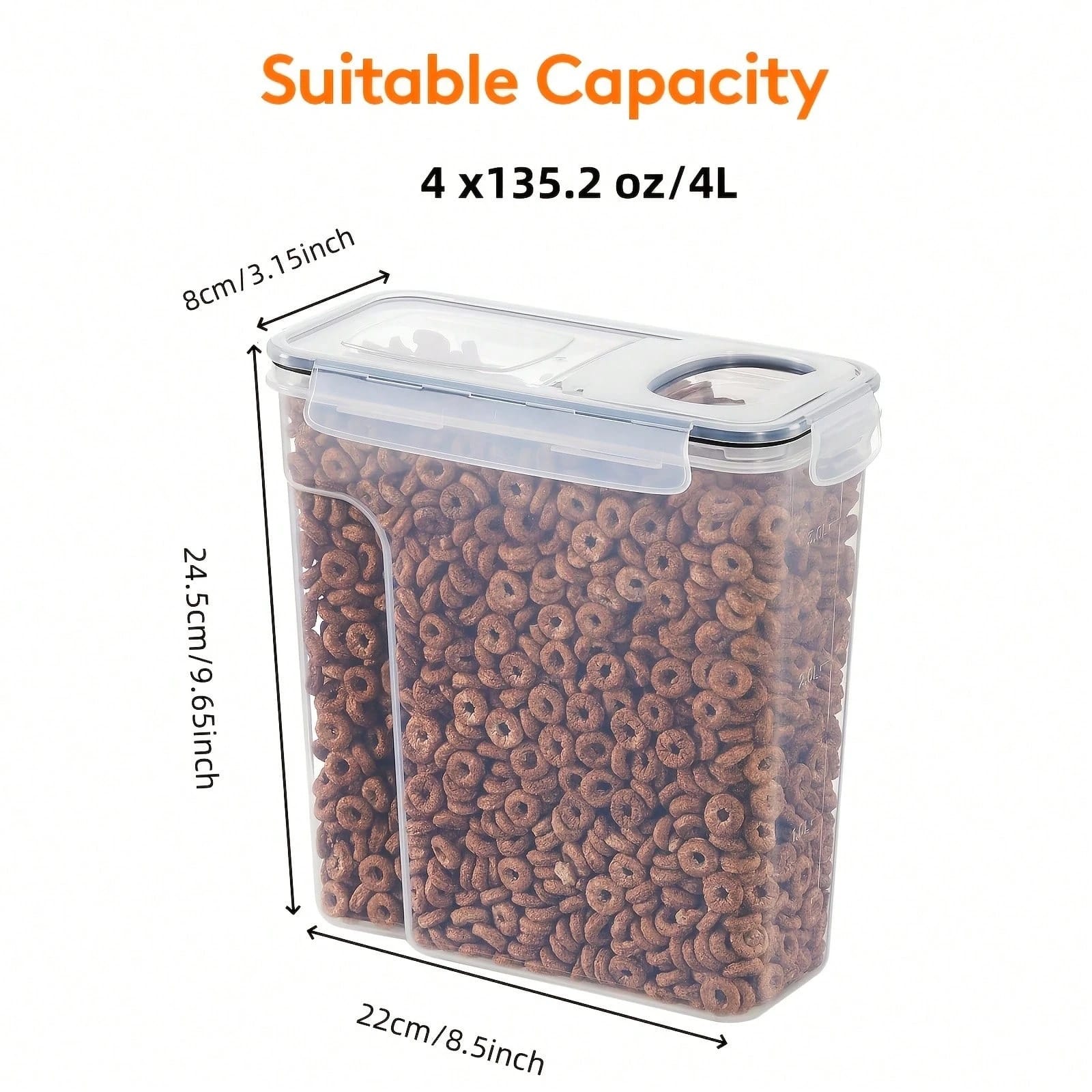 Airtight Food Storage Containe - Food Storage Labels ulasan dan harga