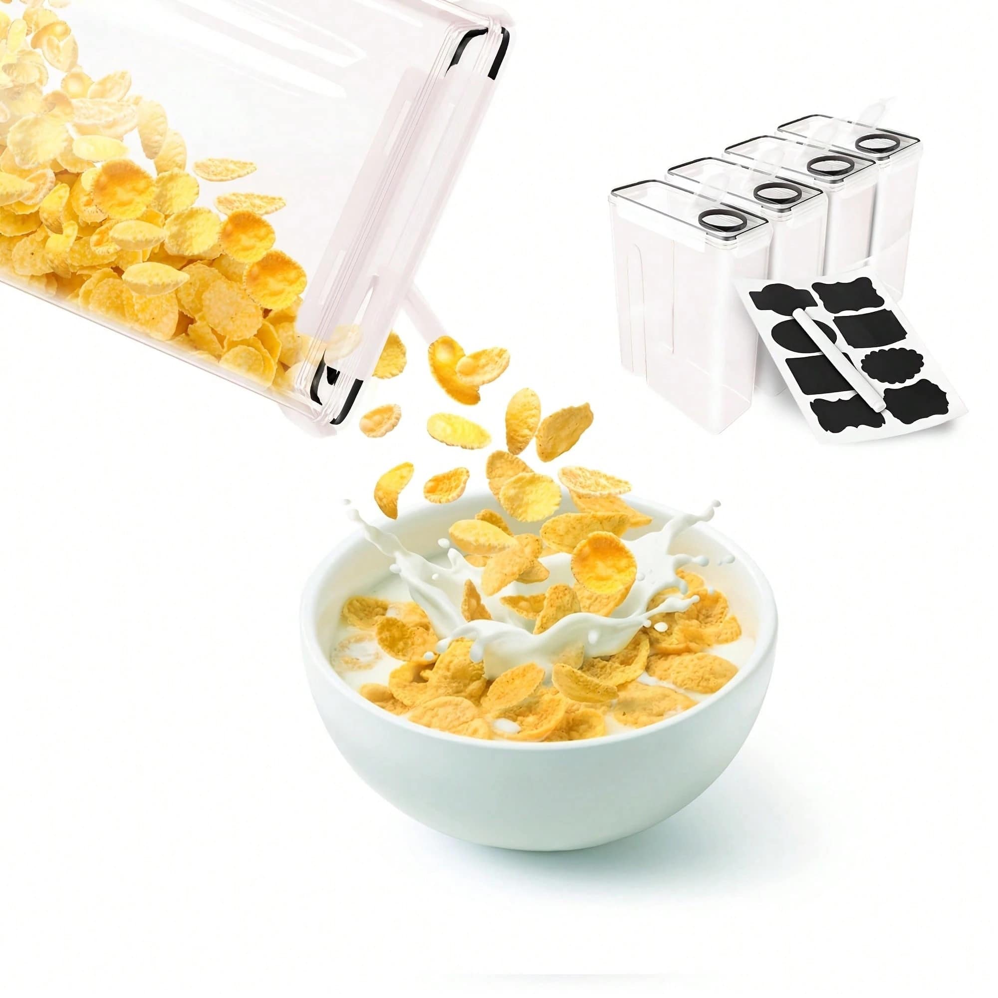 Airtight Food Storage Containe - Food Storage Labels ulasan dan harga