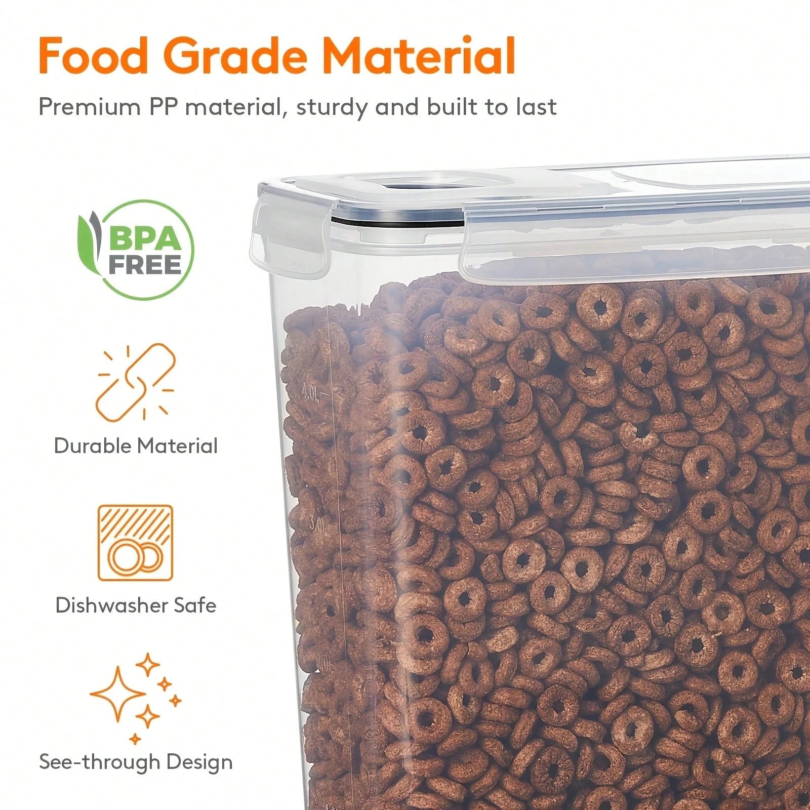 Airtight Food Storage Containe - Food Storage Labels ulasan dan harga