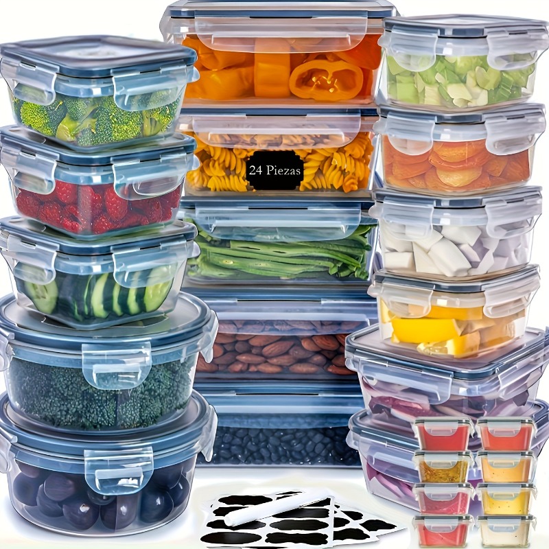 48PCS BPA-Free Food Storage Se - Food Storage Labels ulasan dan harga