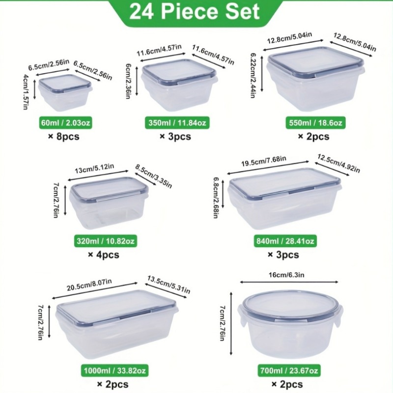 48PCS BPA-Free Food Storage Se - Food Storage Labels ulasan dan harga